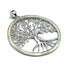 Sterling Silver with Opal Tree of Life Pendant